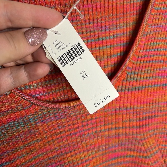 NWT Moth Anthropologie Fitted Ribbed Short Sleeve Sweater - Picture 6 of 9